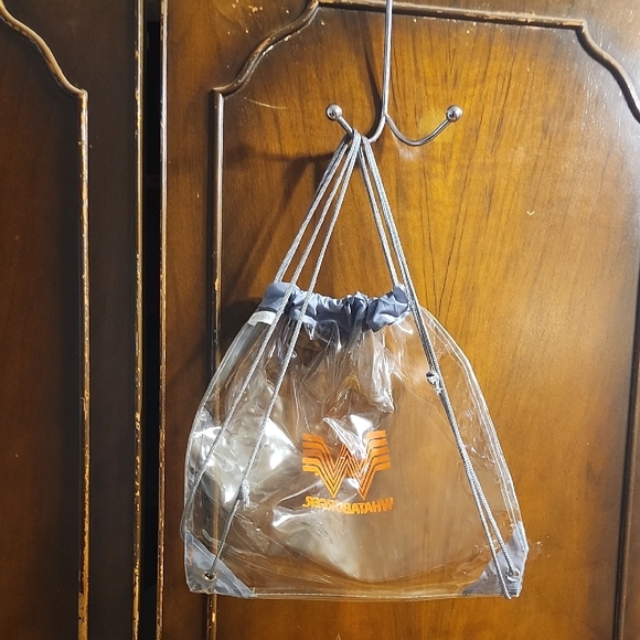 Whataburger Clear Drawstring Bag - Picture 5 of 9
